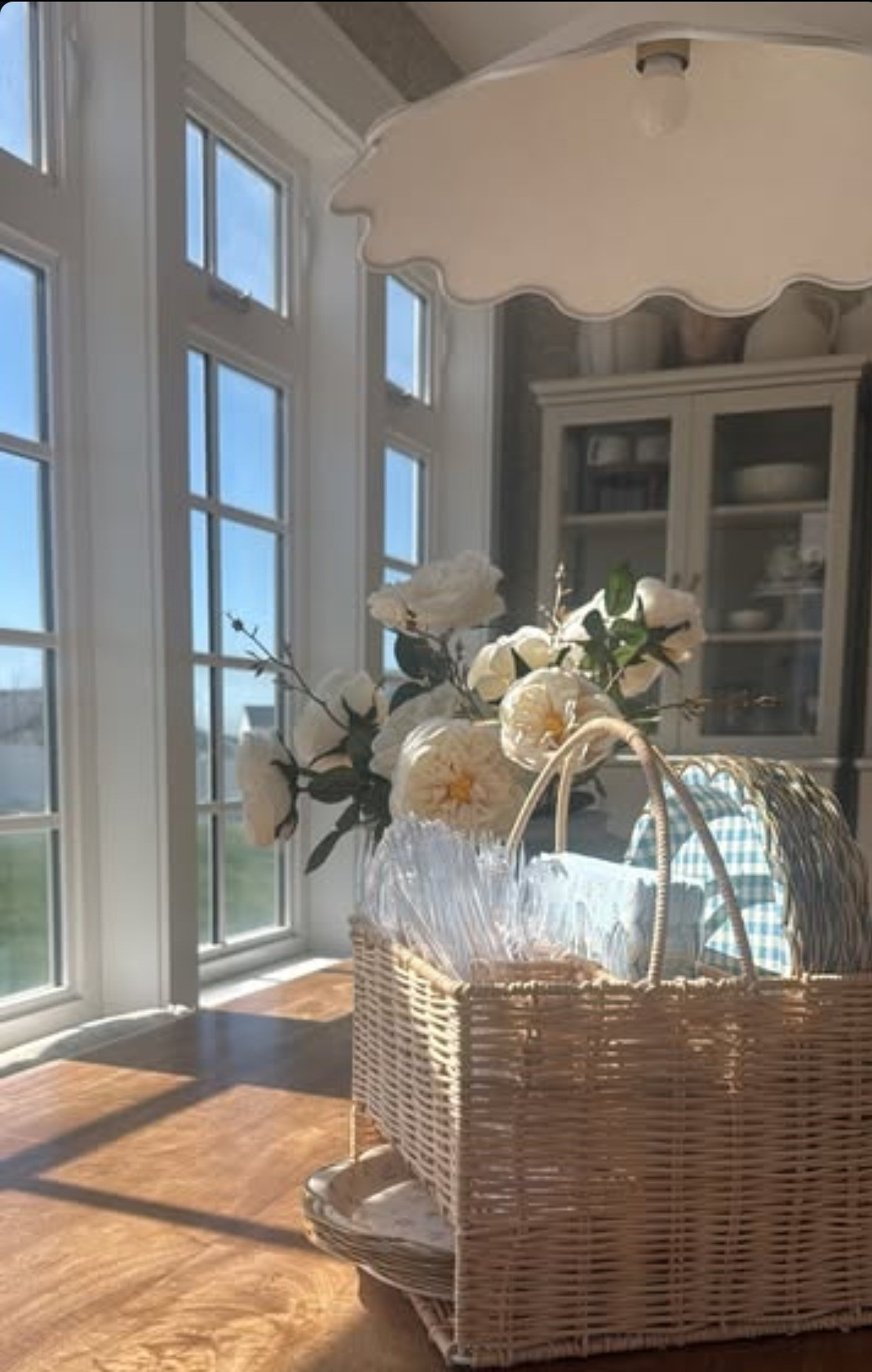 This caddy for all your paper goods is giving picnic basket vibes. It's so fun. Make sure your paper plates are 9" in diameter or smaller to fit! 

 #LTKSeasonal #LTKHome