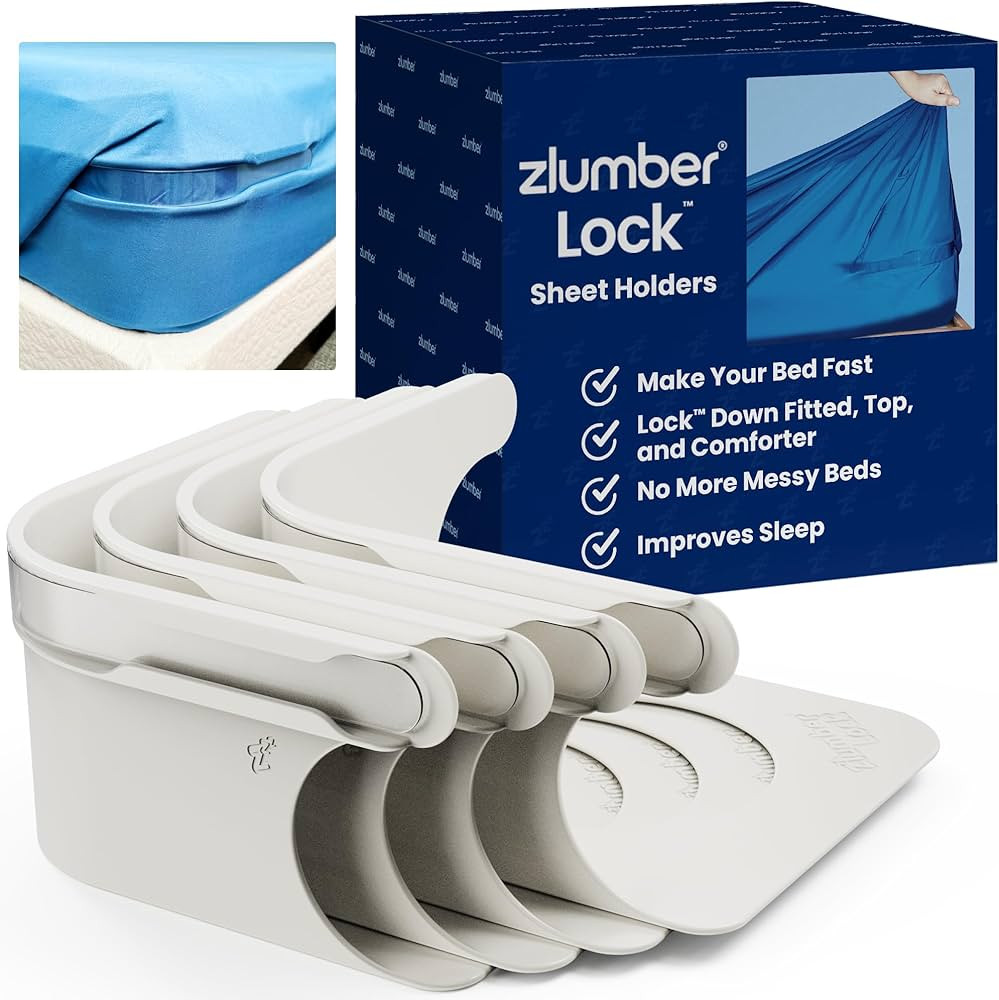The Original USA Patented ZlumberLock – Secure Sheet Holder with Heavy-Duty Mattress Straps –... | Amazon (US)