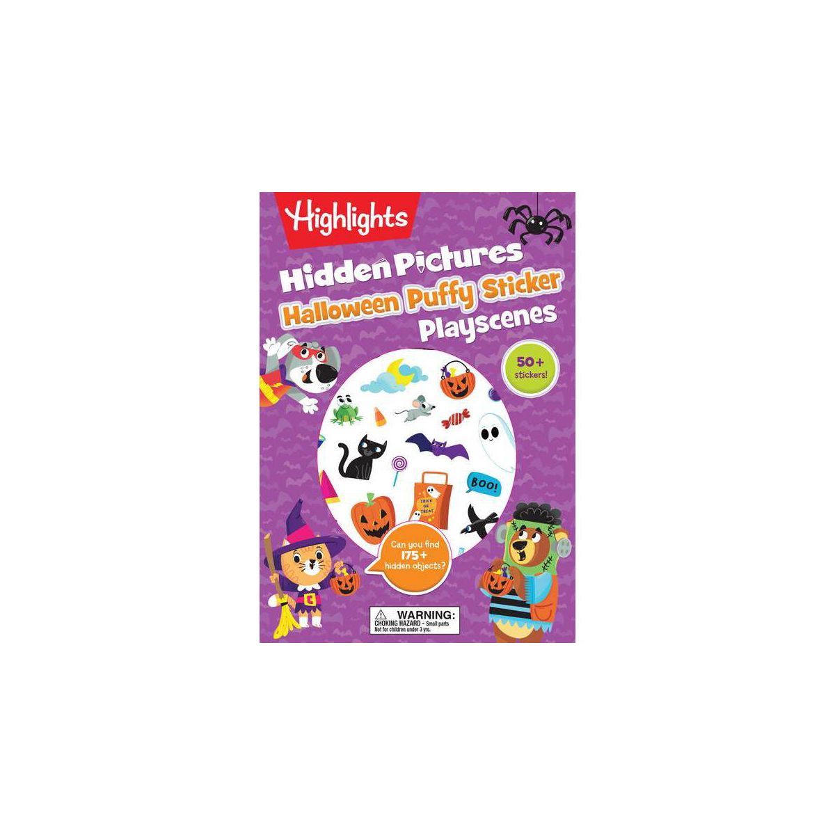 Halloween Hidden Pictures Puffy Sticker Playscenes - (Highlights Puffy Sticker Playscenes) (Paper... | Target