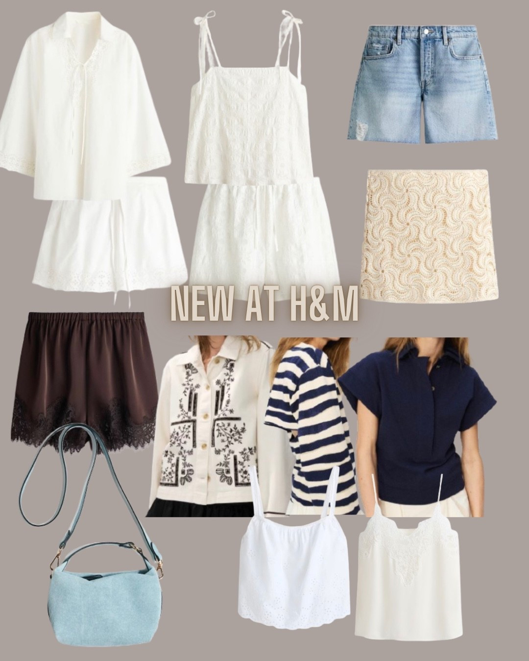 H&M fashion
Matching set
Resort set
Vacation outfit
Miniskirt
Tank top
Lace shorts

#LTKSaleAlert
