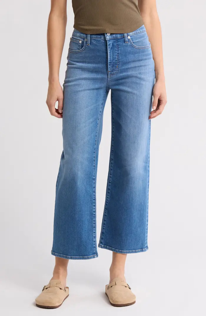 Madewell Wide Leg Crop Jeans | Nordstromrack | Nordstrom Rack