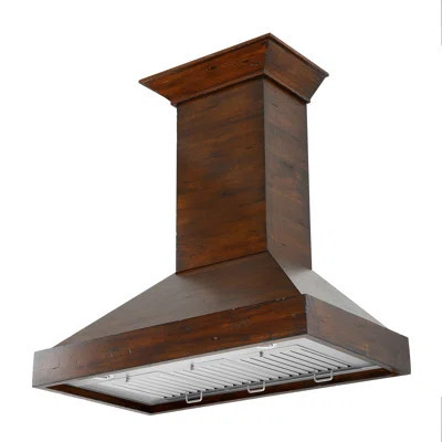 30" Wood 700 CFM Ducted Wall Mount Range Hood | Wayfair North America