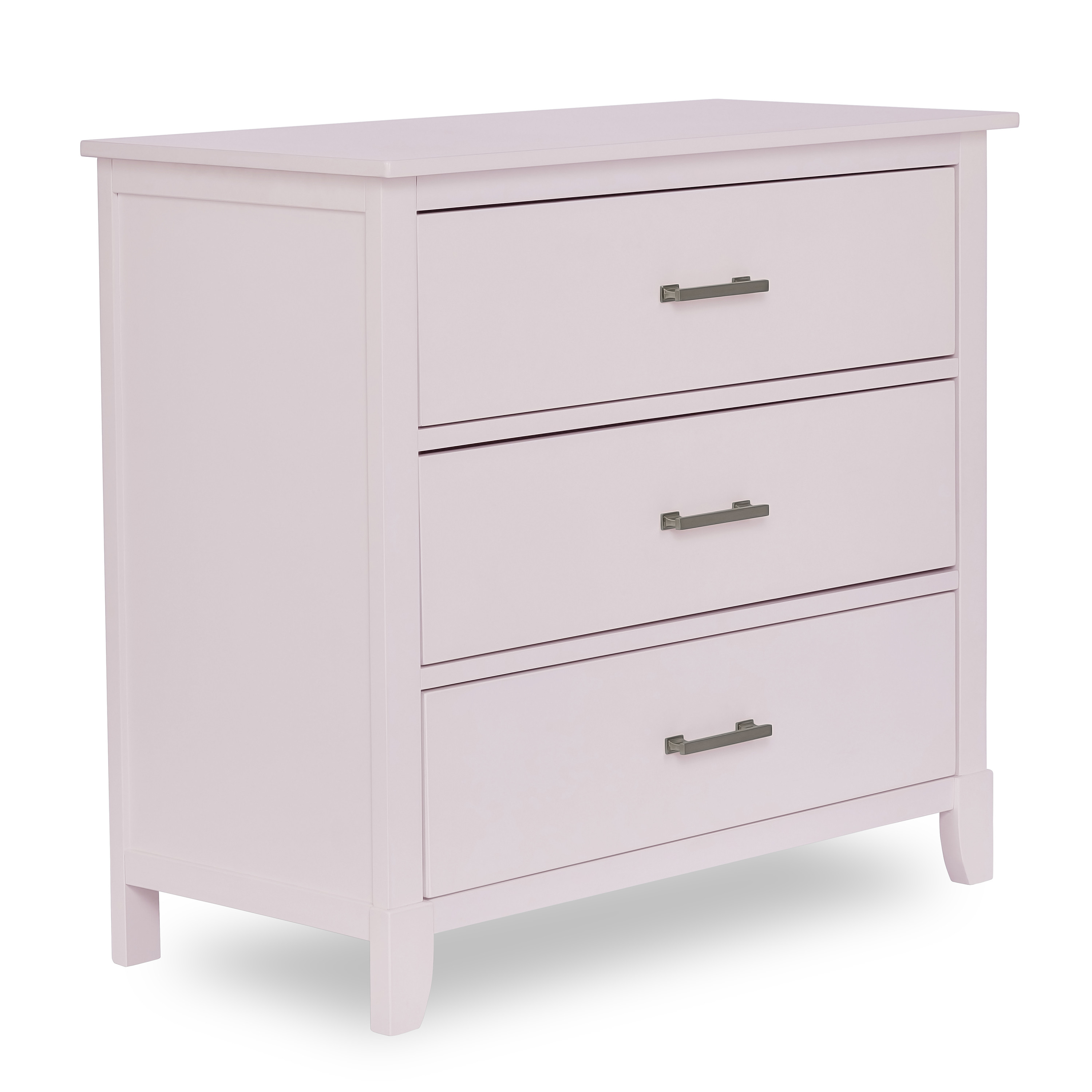 Dream On Me Universal 3 Drawers Chest Mid Century Modern In Blush Pink, Model #600-BP | Walmart (US)