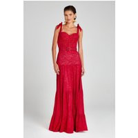 Nadine Merabi Miranda Red Dress | Nadine Merabi