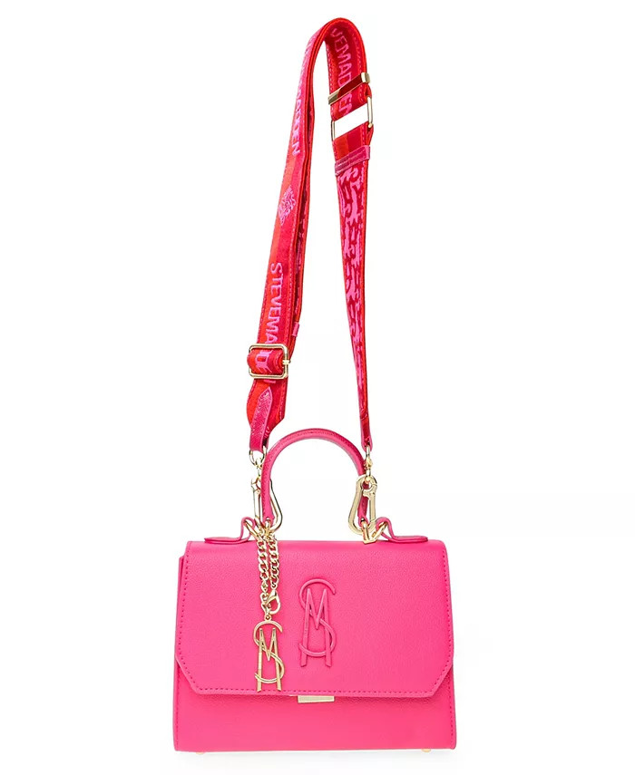 Steve Madden Blattuca Logo Plaque Crossbody Bag - Macy's | Macys (US)
