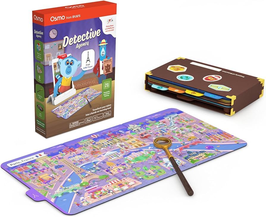 Osmo - Detective Agency - Ages 5-12 - Solve Global Mysteries - Educational Learning Games - STEM ... | Amazon (US)
