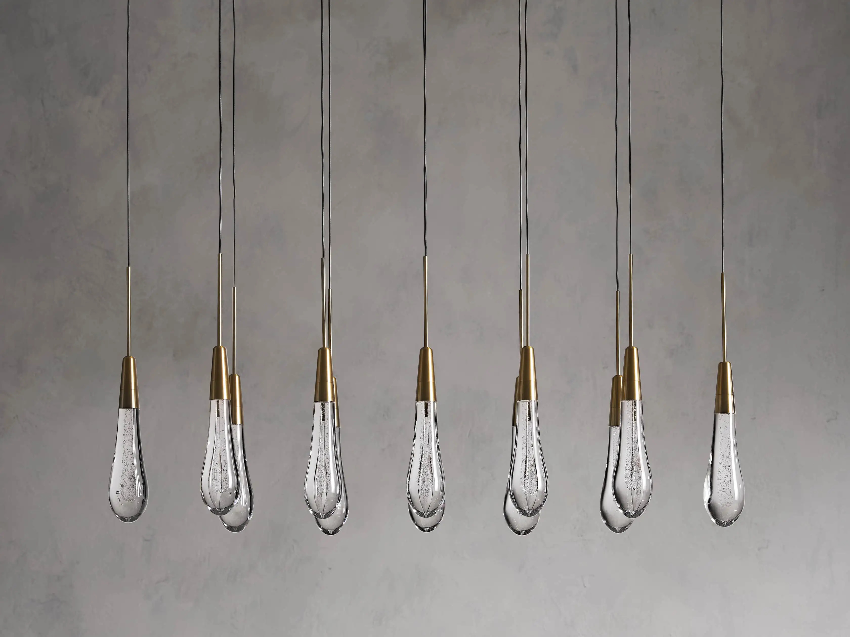 Soltaire 34" Linear Chandelier | Arhaus