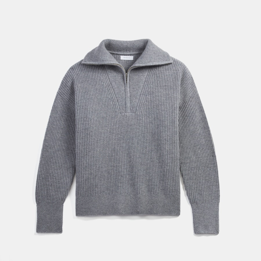 Cashmere Quarter-Zip Pullover | Italic