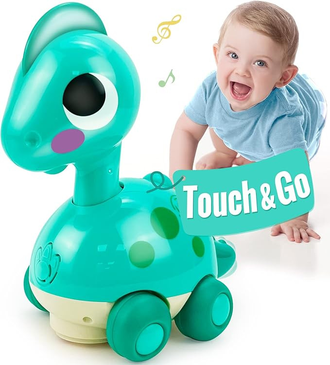 Baby Toys 6 to 12 Months Touch & Go Music Light Baby Crawling Toys, Infant Toys 6-12 Months 9 6 M... | Amazon (US)