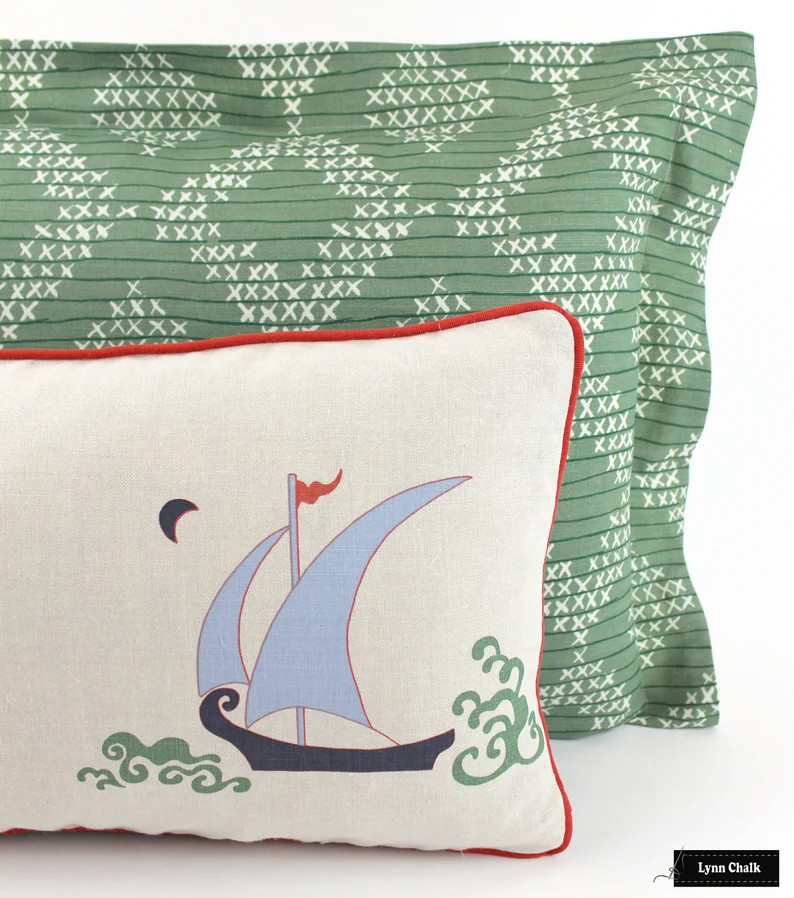 Katie Ridder Beetlecat Pillows With Contrasting Welting shown | Etsy | Etsy (US)