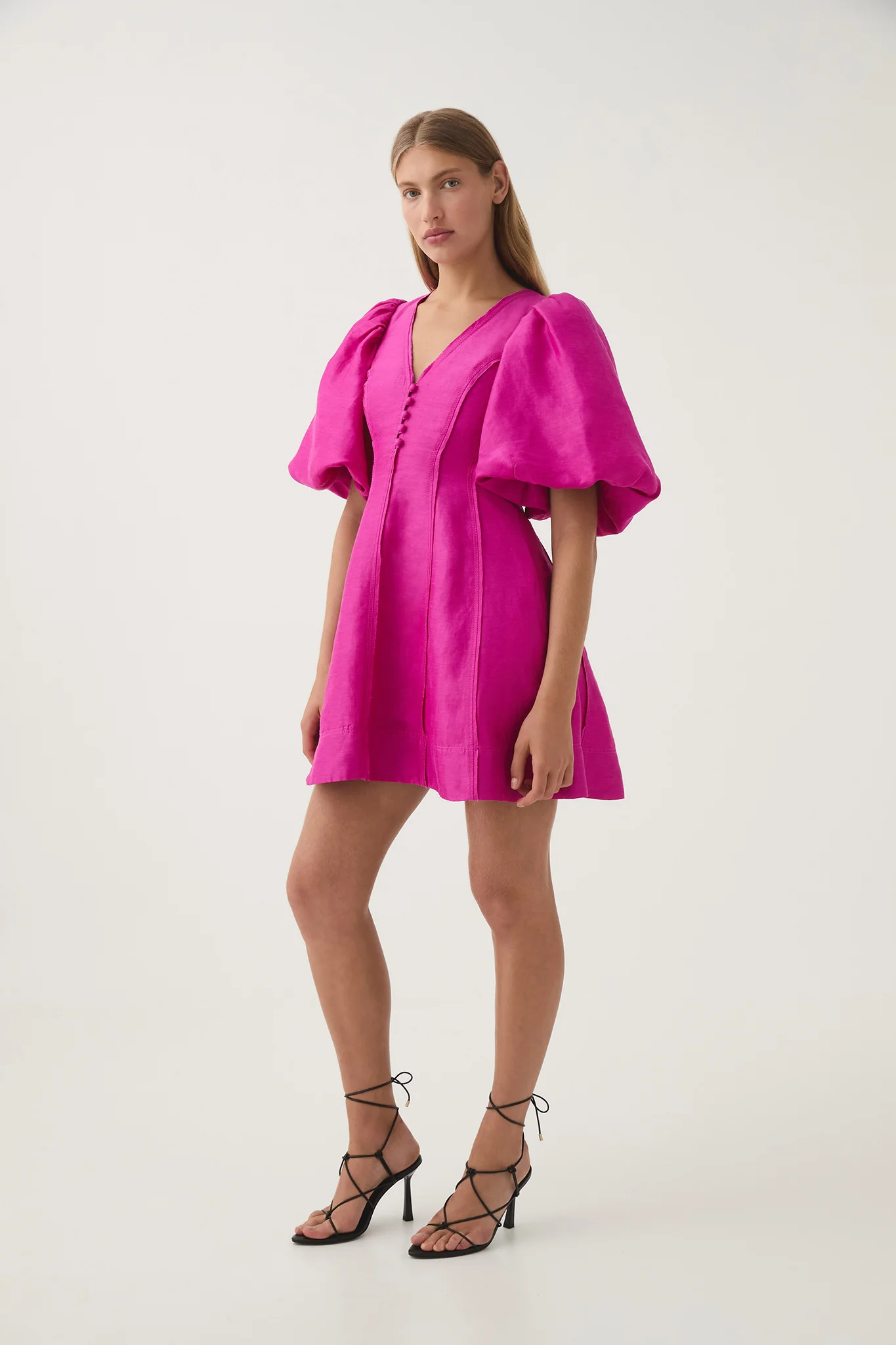 Dusk Puff Sleeve Mini Dress | aje. (US, UK, Europe, ROW)