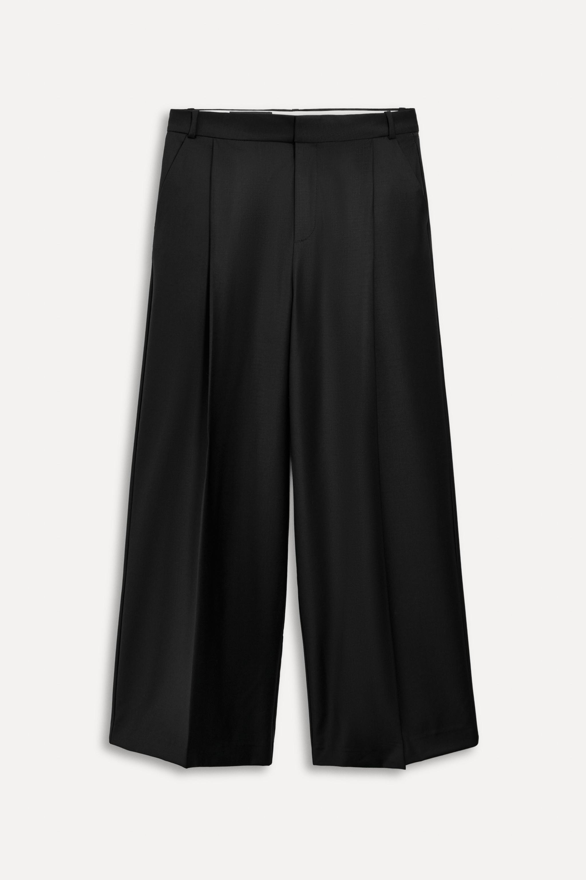50TH ANNIVERSARY WOOL BLEND PLEATED PANTS | Zara US