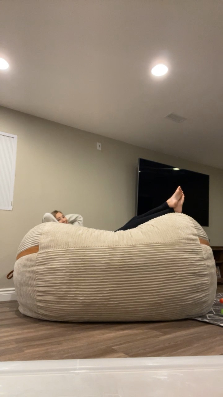 You guys, if you’re looking for something cozy for the living room or basement you NEED the Big Joe! I’ve been in a lovesac before and this is SO comparable and way more affordable! My whole family is obsessed (even my 6’4” husband falls asleep comfortably in it!) 

#LTKSaleAlert #LTKGiftGuide #LTKHome