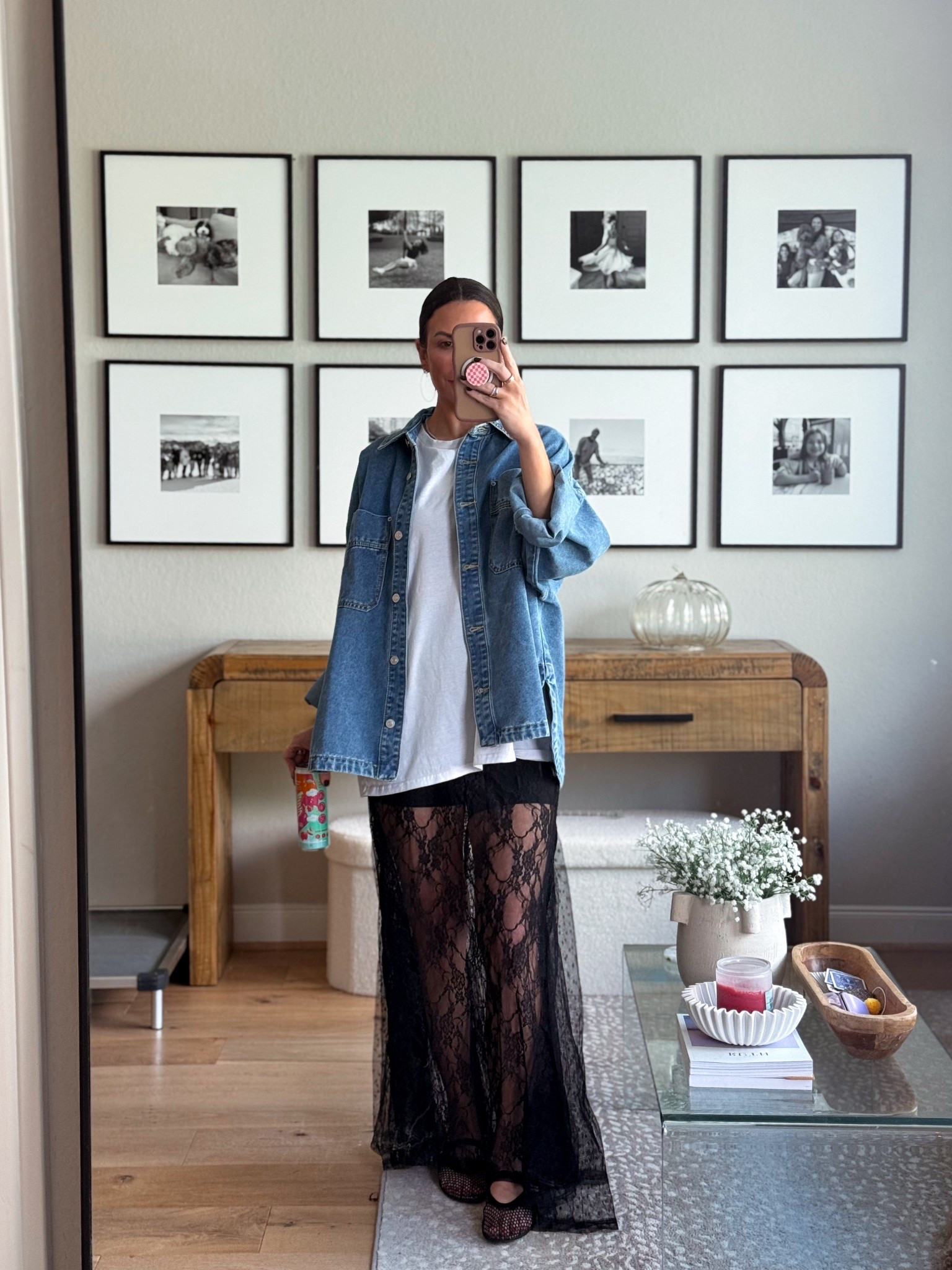 Amazon fashion
Casual outfit with lace skirt #amazonfashion 

#LTKOver40 #LTKSeasonal