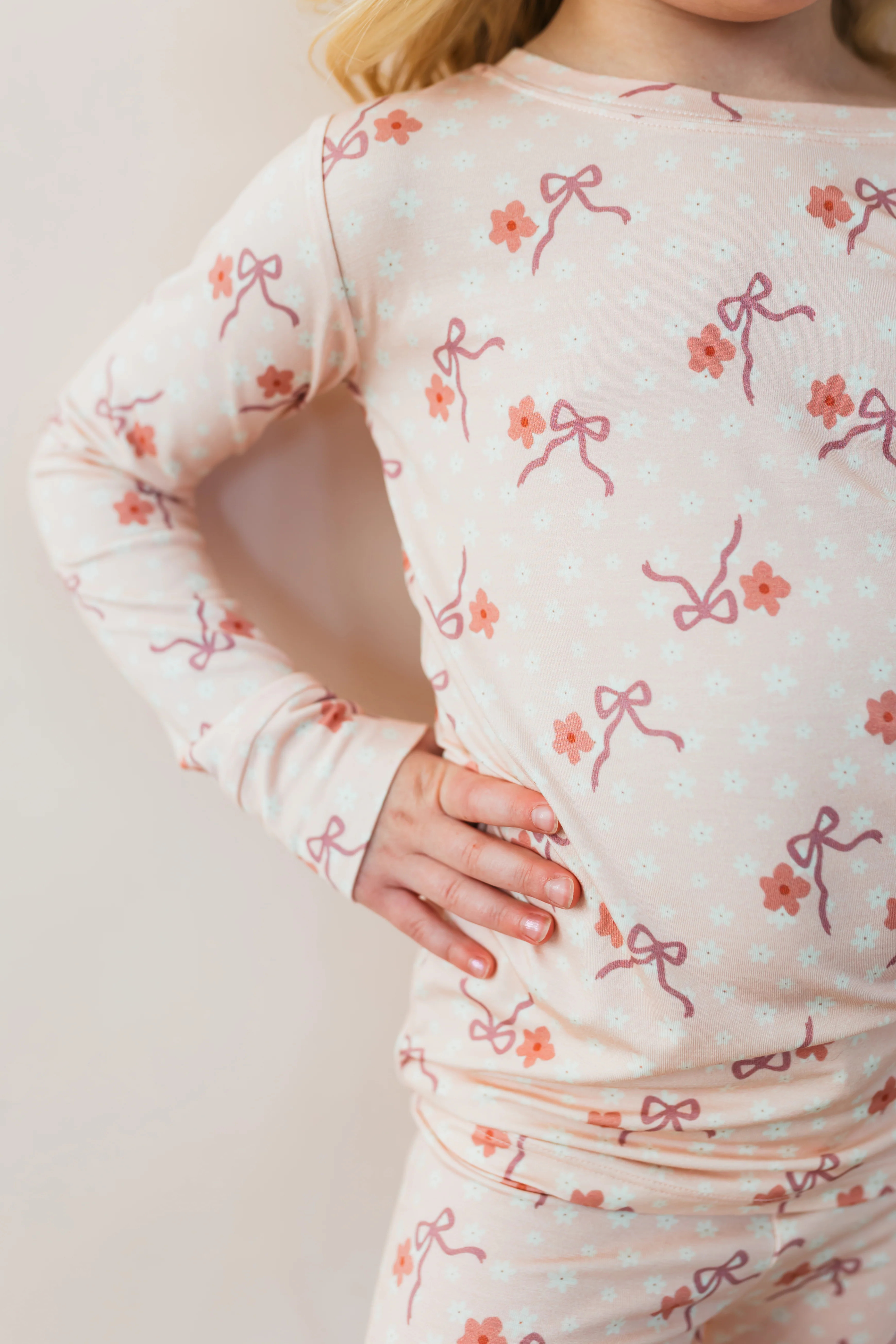 Ditsy Bow Two Piece Set | In My Jammers