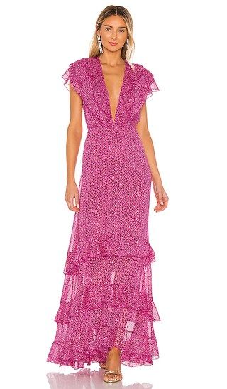 Malibu Maxi Dress in Pink Print | Revolve Clothing (Global)