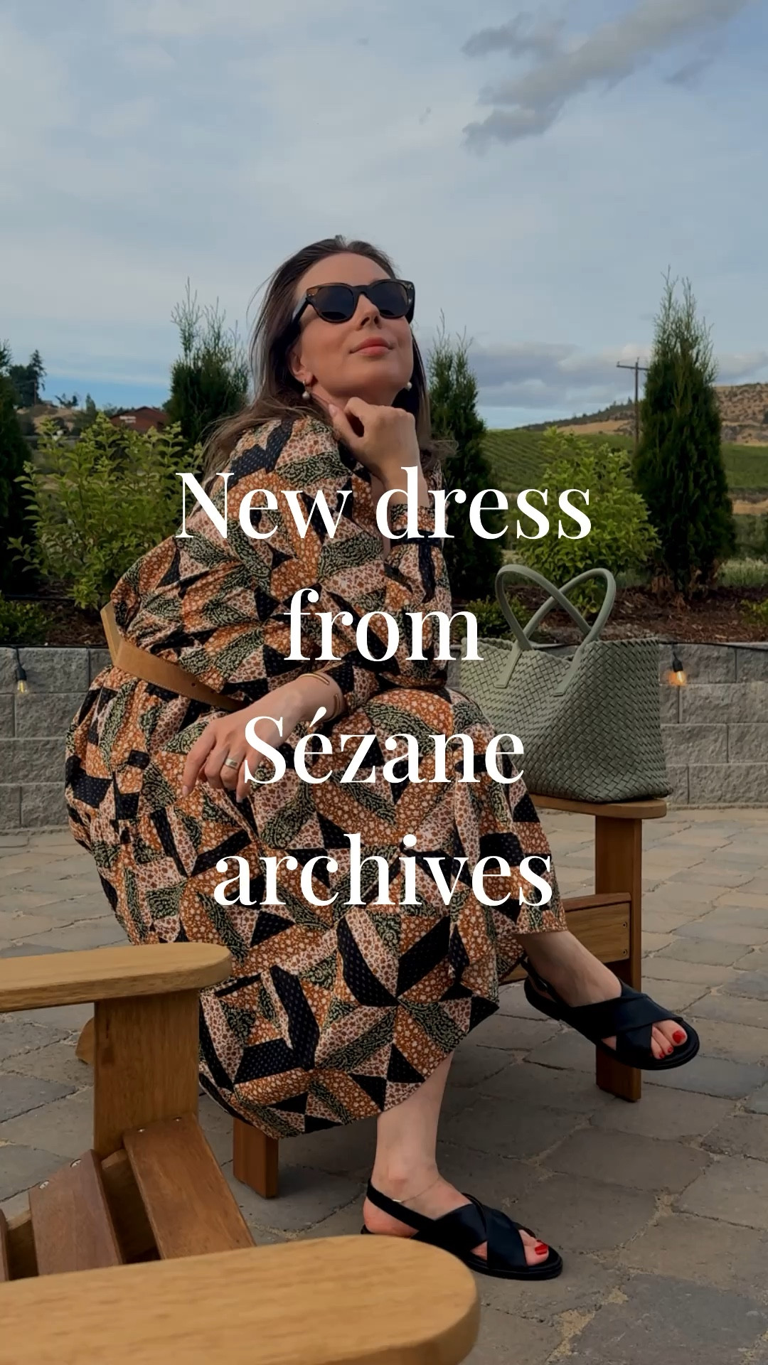 This dress by Sézane is simply made for summer. 
🌞 wearing it with Miz Mooz criss cross sandals. 

#LTKSeasonal #LTKxNSale #LTKVideo