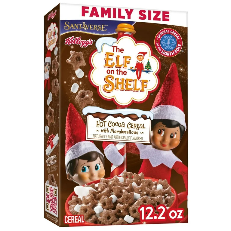 Kellogg's The Elf on the Shelf Breakfast Cereal, Christmas Cereal, Holiday Snacks, Family Size, H... | Walmart (US)