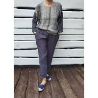 Linen Pants | Trousers Elastic Waist Clothing Summer Linen Pants With Pockets | Etsy (US)