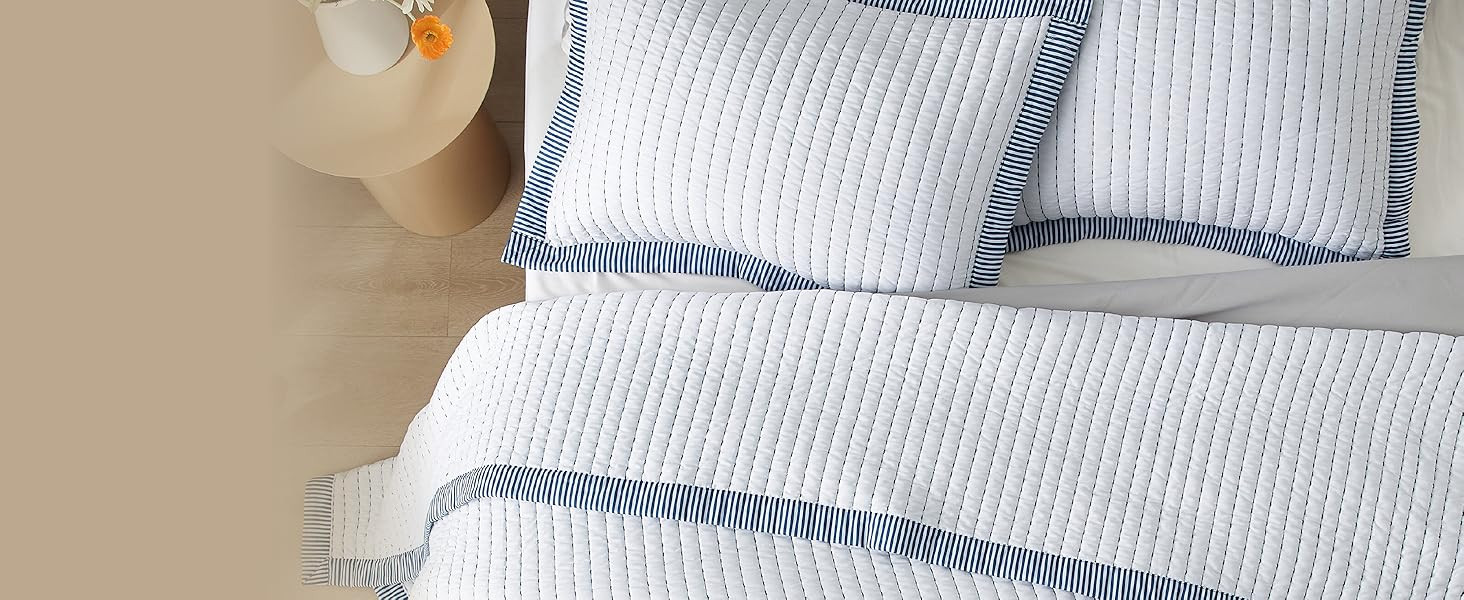 Bedsure White Bedspread Coverlet King Size - Lightweight Soft Quilt Bedding Set for All Seasons, ... | Amazon (US)