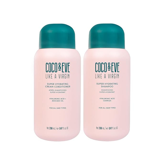 Coco & Eve Like a Virgin Shampoo & Conditioner Bundle Set - Natural, Sulfate free Hair Care with ... | Amazon (US)