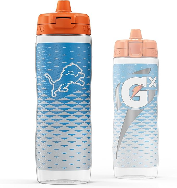 Gatorade Gx NFL Non-Slip Squeeze Bottles, 30 fl oz, Gx Hydration System       Send to LogieInstan... | Amazon (US)