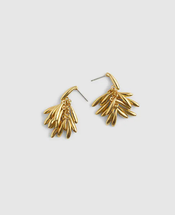 Sculpted Teardrop Cluster Earrings | Madewell