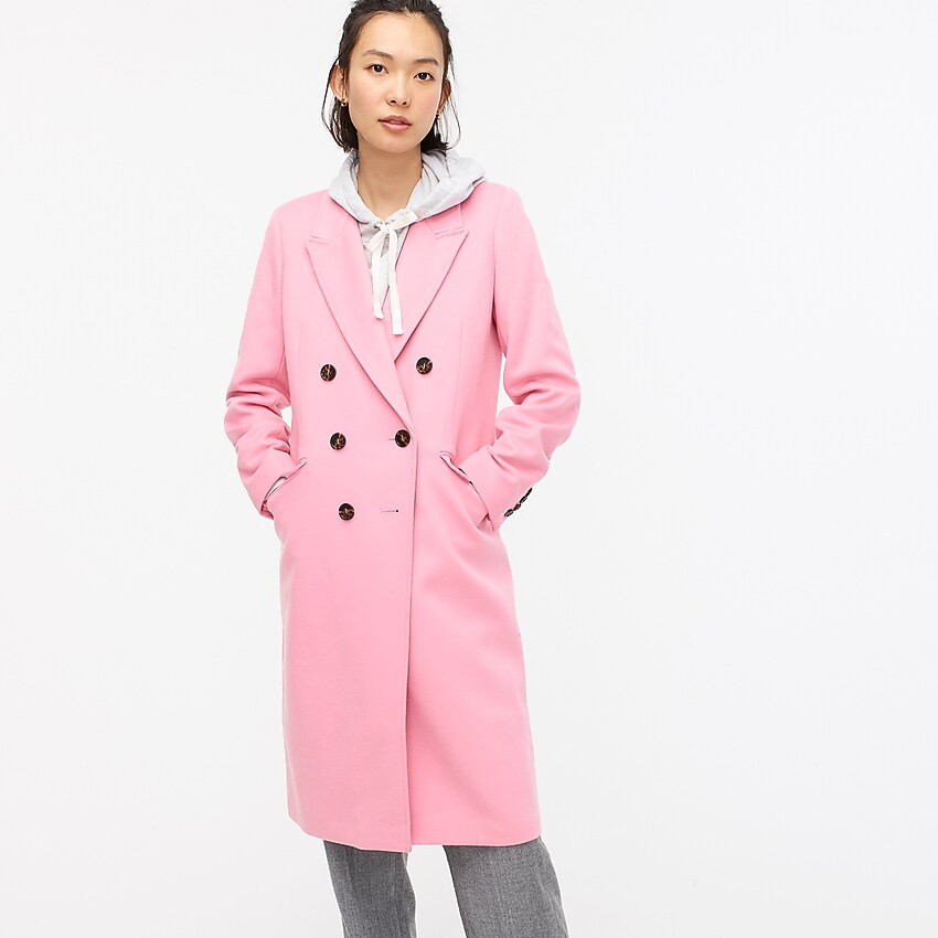 Double-breasted topcoat in Italian wool-cashmere | J. Crew US