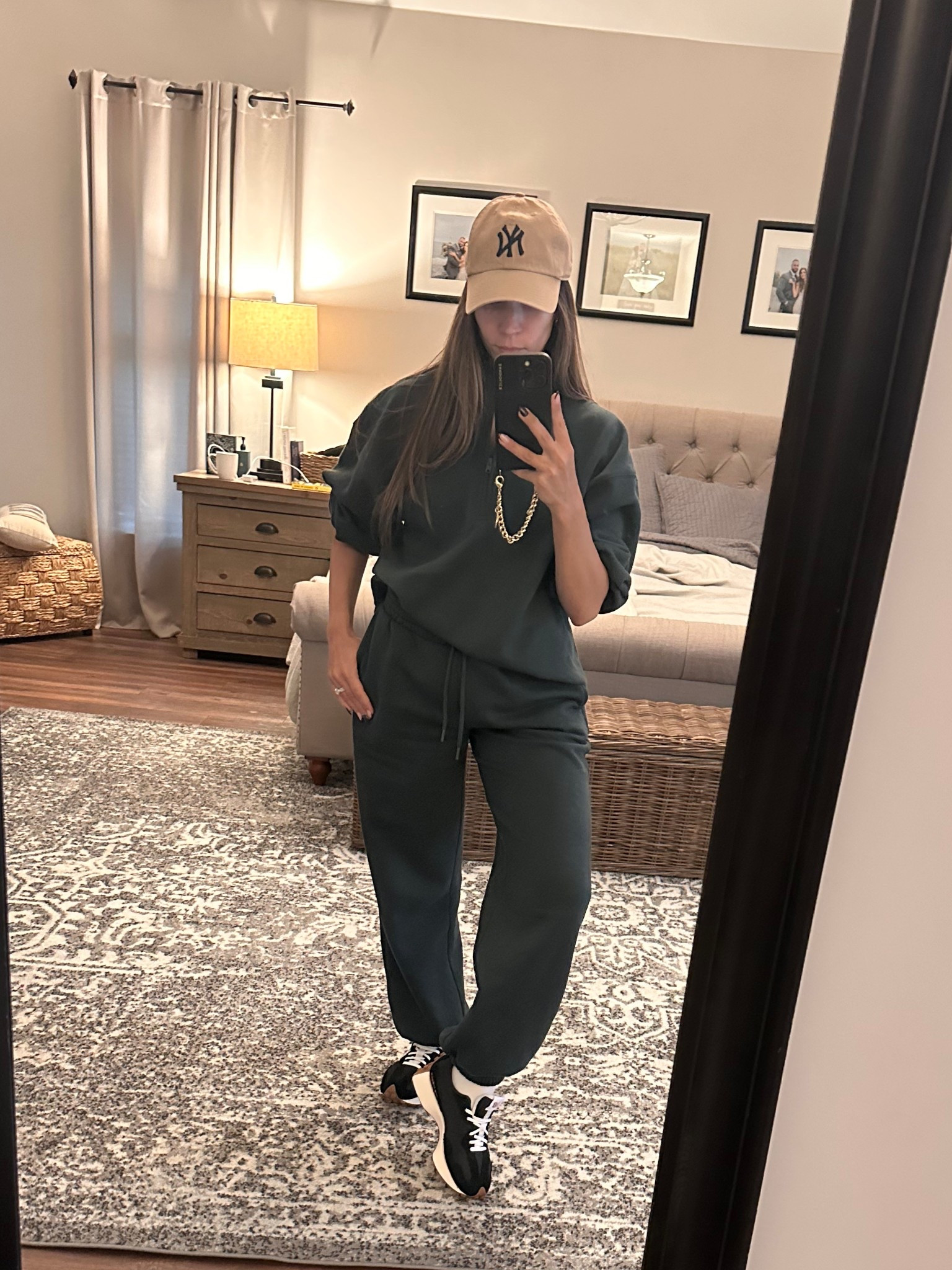 Cozy mode: activated. ☕️
This oversized crewneck in green gables is the perfect pop of color for a chilly fall, rainy-day vibe. I sized up to a medium but I think the small stuff would’ve been oversized. The feel is good quality and thick — paired the matching joggers in size small for the ultimate comfy-cute look. 🍂 

#LTKSeasonal #LTKPetite #LTKStyleTip
