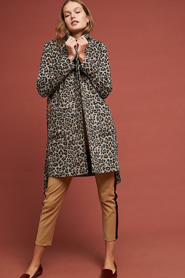 Leopard Knit Coat | Anthropologie (US)