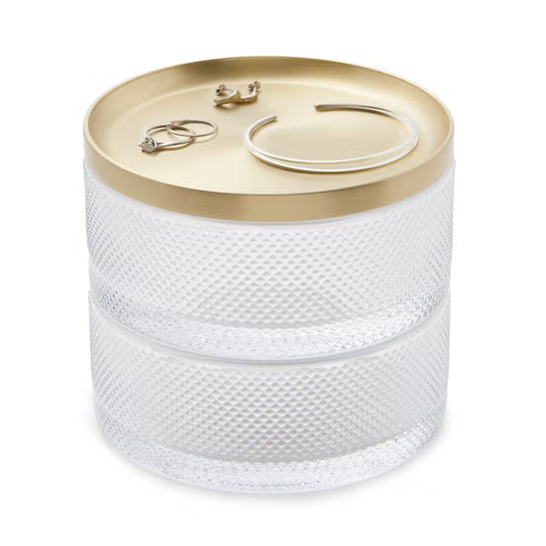 Umbra Round Tesora Jewelry Organizer | The Container Store