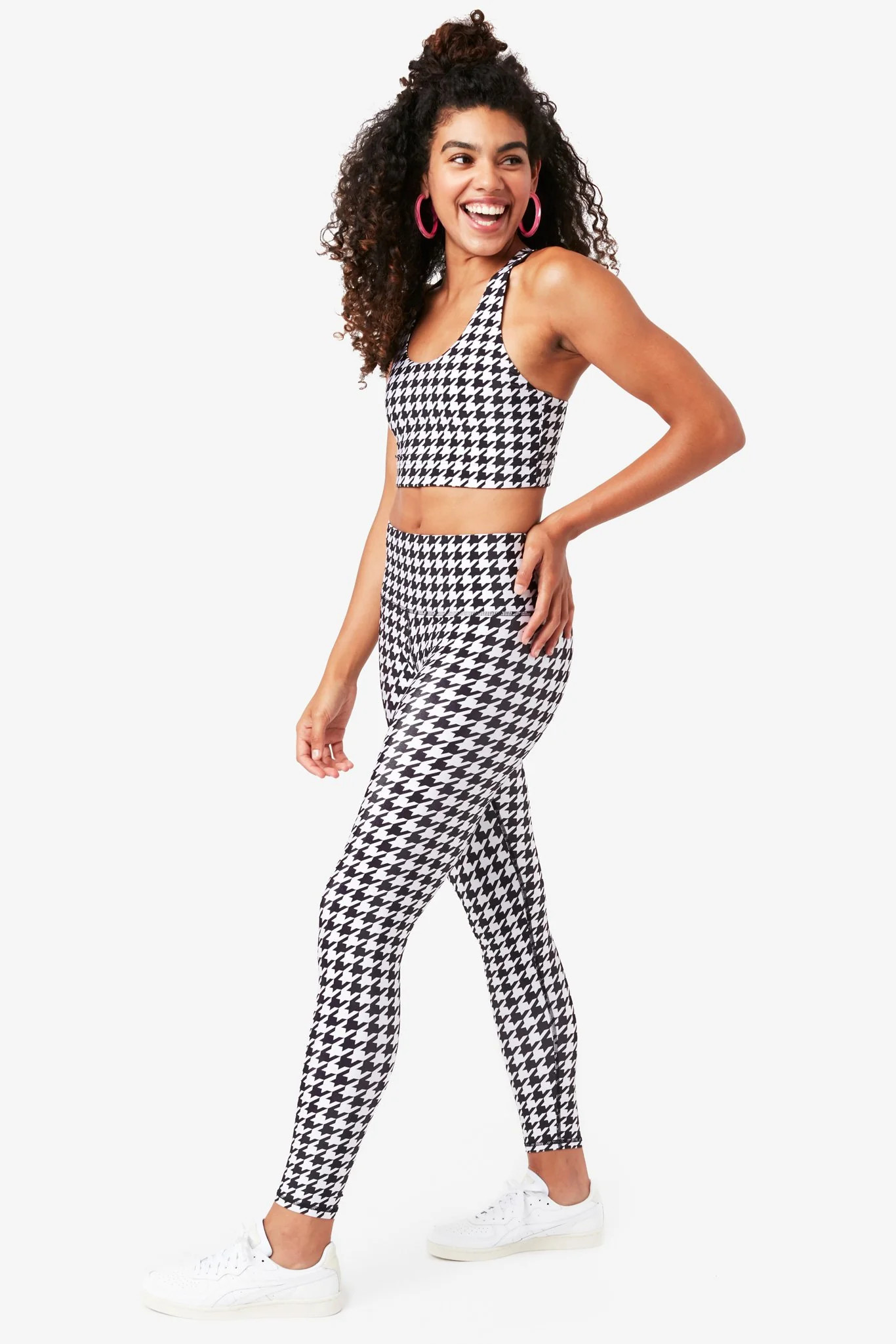 Houndstooth Hi-Shine Leggings | Terez