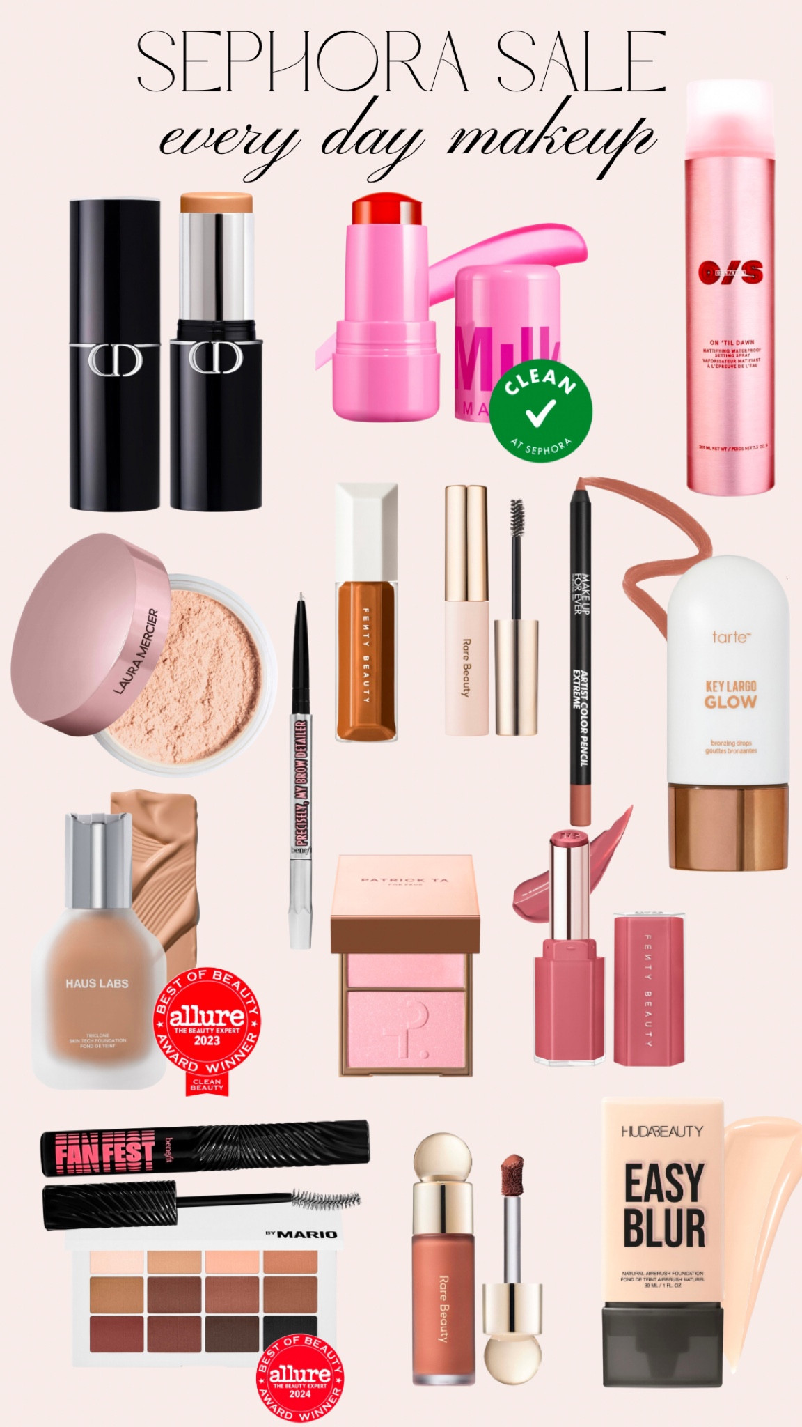 Sephora sale makeup faves for 2024! 

#LTKHoliday #LTKBeauty #LTKSaleAlert