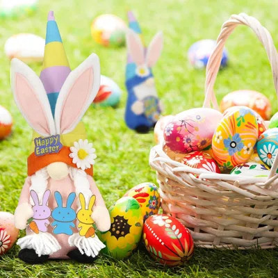 Easter Decorations - Easter Bunny Gnomes Decorations For Home, I... | Wayfair North America