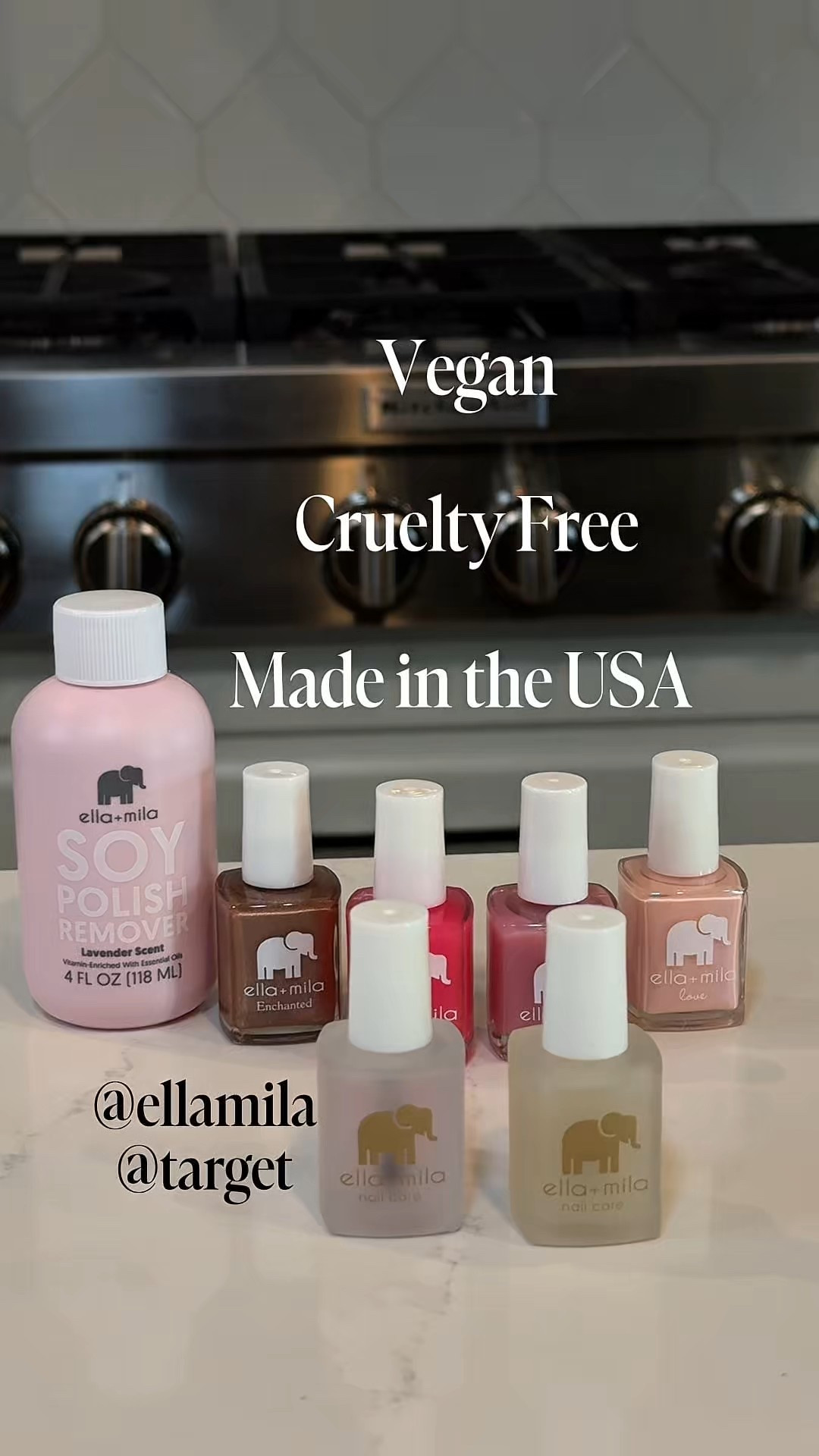 Just a heads up-these Ella + Mila polishes are easy to grab at Target or even easier to get by going to my LTK shop.

I picked up All About the Base Coat, In a Rush Top Coat, the Soy Polish Remover Lavender Scent and a few new favorite colors-like Sheer Bold, Love Stuck on You, Jelly Pink Sand Beach, Enchanted Oasis-during my regular Target run. Because fitting in beauty should be as simple as grabbing milk and paper towels.

Cruelty-free, vegan, made in the USA… and available at Target? Yes, please.

I’ve linked all of these neutral polishes and more in my LTK Shop so you can go shop directly from there!  
@ellamila @target
#ellamilatarget
#ad


#LTKBeauty