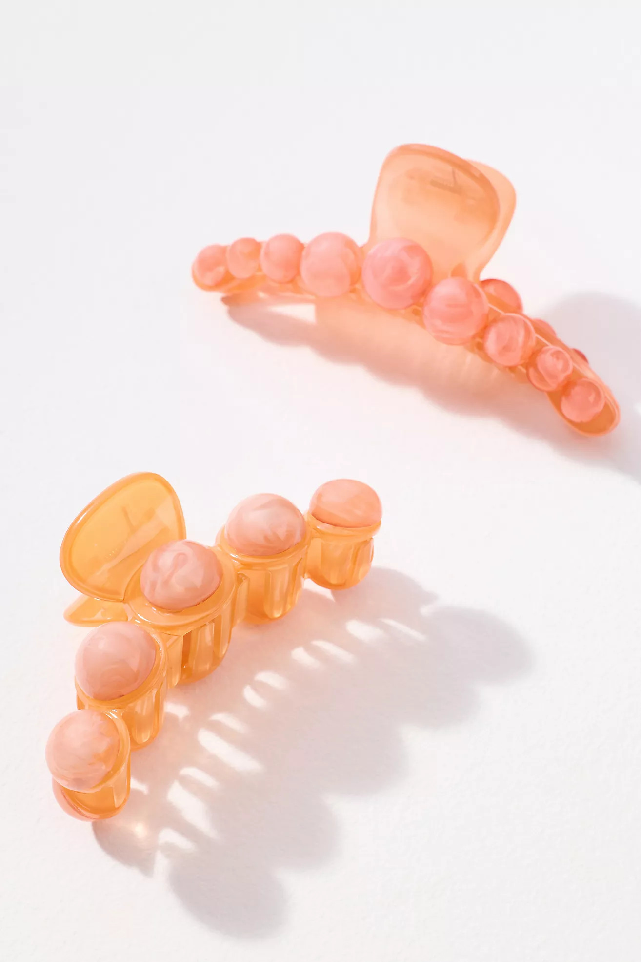Citrus Bubble Hair Claw Clips, Set of 2 | Anthropologie (US)