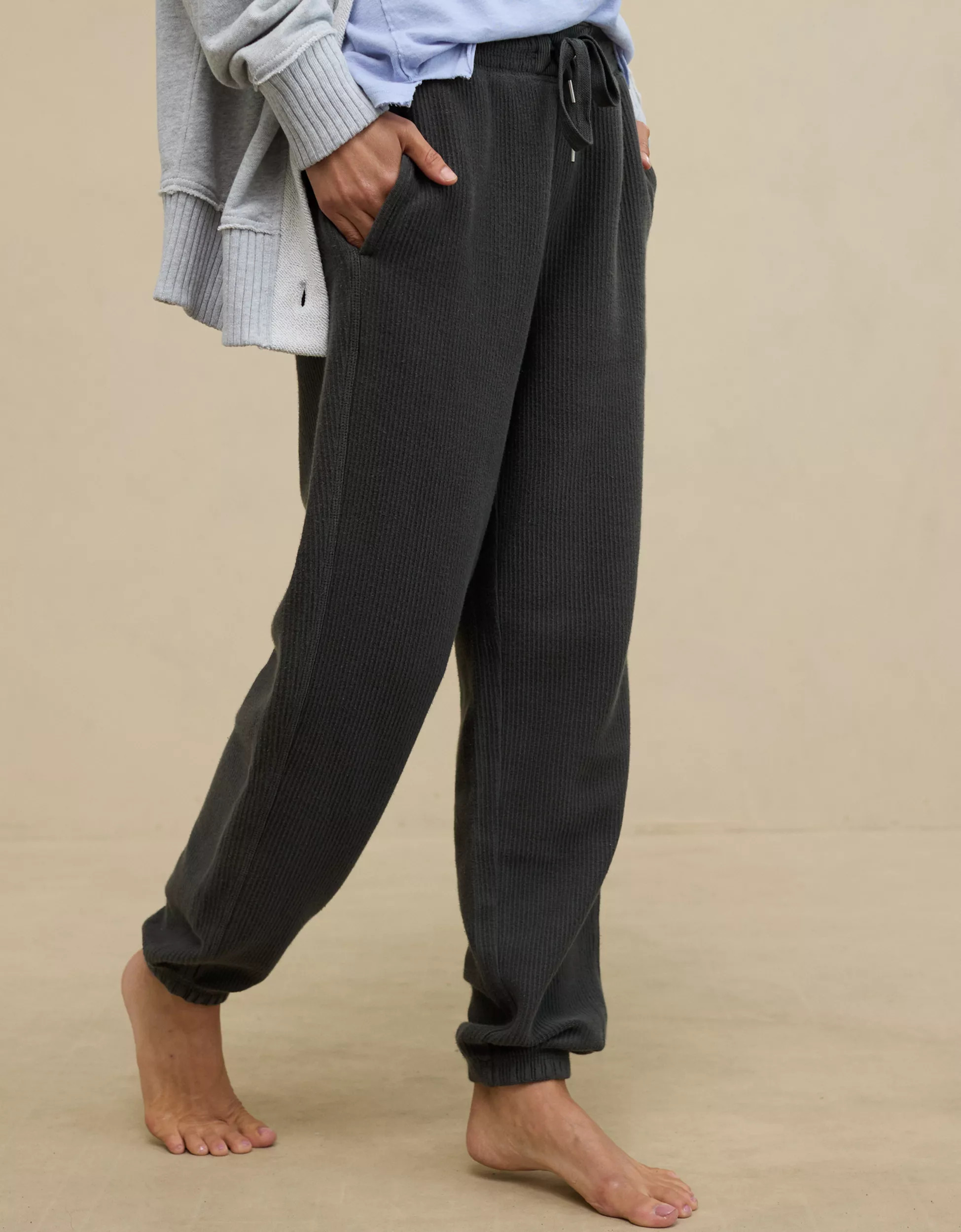 Aerie Big Chill Textured Jogger | Aerie