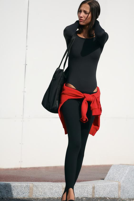 SOFT BOAT NECK BODYSUIT | Zara UK