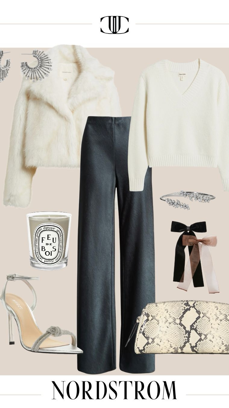 Elevated winter dressing starts here ❄️✨ This chic @Nordstrom look is all about rich textures and timeless layers — a ribbed knit dress, faux-fur vest, and classic croc clutch that take you from December dinners to winter weddings, office parties, holiday concerts, and even NYE soirées without missing a beat.

This color palette is warm, luxe, and incredibly flattering, and the styling possibilities are endless:
– Add the faux-fur vest for instant glamour
– Swap in a tailored coat for a polished work event
– Dress it up with slingbacks & gold jewelry for nighttime
– Go casual chic with tall boots for daytime outings

Perfect for holiday gatherings, winter date nights, festive girls’ dinners, and seasonal events when you want to stay cozy but look elevated. Shop everything at Nordstrom and save these pieces to build a winter wardrobe you’ll wear on repeat. 🤎✨

#Nordstrom #NordstromPartner #WinterOutfits #HolidayStyle #DecemberOutfits #WinterWardrobe #KnitDressOutfit #FauxFurStyle #ColdWeatherFashion #ElegantWinterStyle #WhatToWearInWinter #HolidayPartyOutfit #WinterEventOutfit #ChicWinterLooks #FashionOver30 #

#LTKootd #LTKOver40