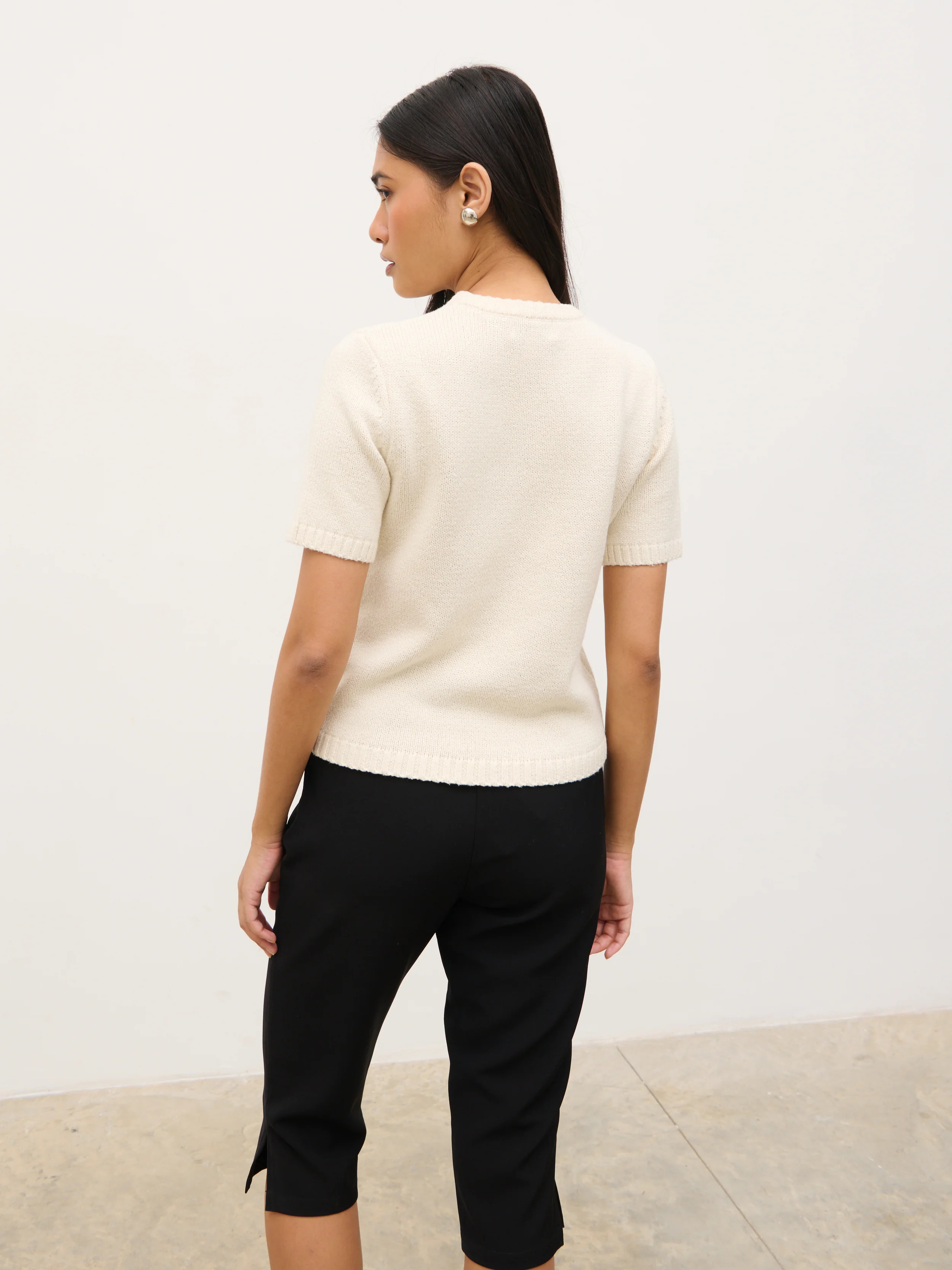 Molly Rustic Chunky Knit Top - Cream | Pretty Lavish (UK)