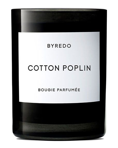 Byredo Cotton Poplin Bougie Parfumee Scented Candle, 240g | Neiman Marcus