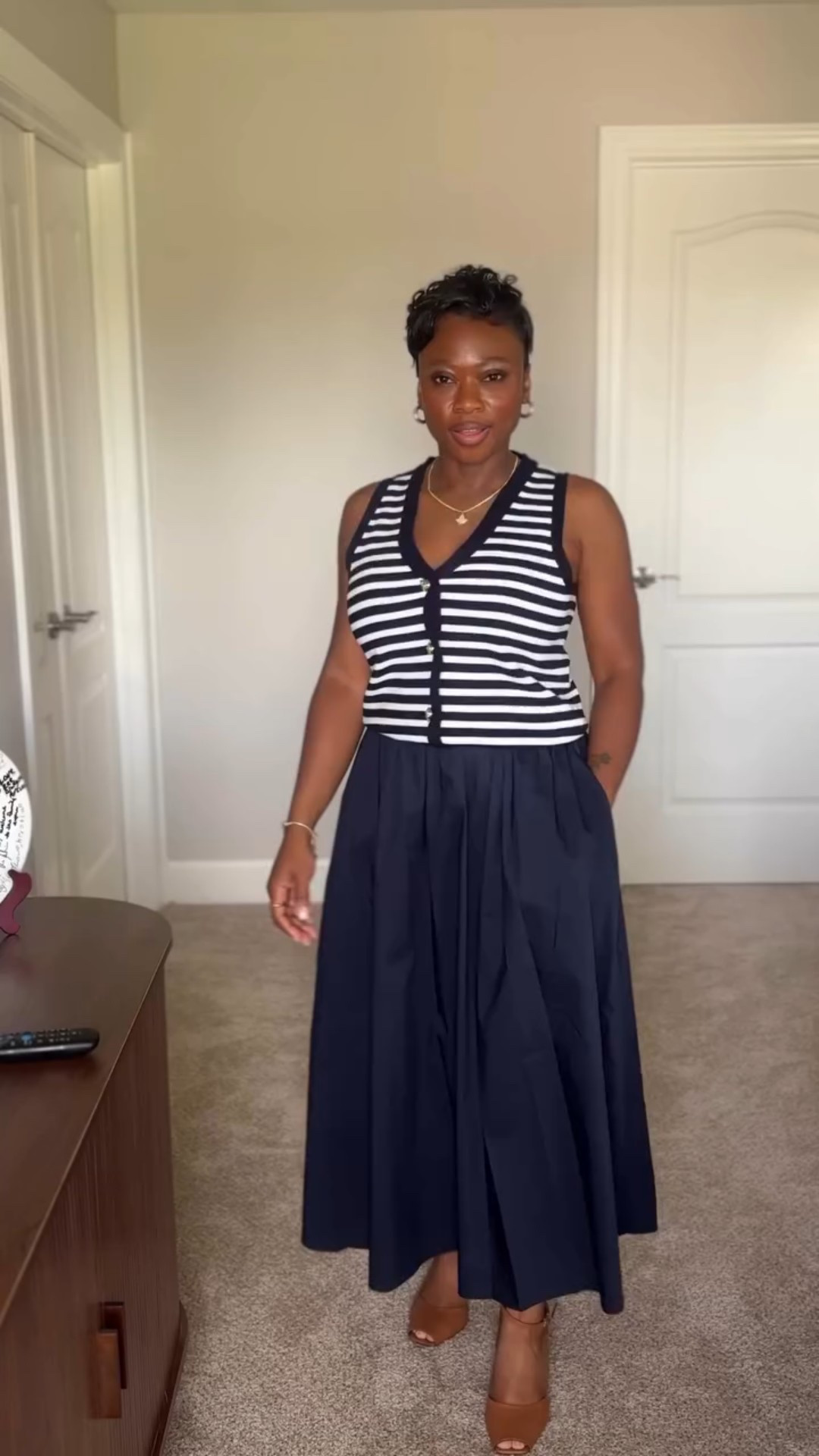 This @tjmaxx is so versatile! #inmy40s I’m choosing to lean into more timeless pieces that feel feminine, classy and mature. This allows me to show up daily, the way I envision myself to be in this season of life. 

Redefining my style has been so rewarding. It’s the thoughtful details, with a mix of elegance and ease. 

Which look is your favorite? 

#maxxinista #tjmaxxfinds #over40fashion #oldmoneystyle 

#LTKFindsUnder50 #LTKStyleTip #LTKWorkwear