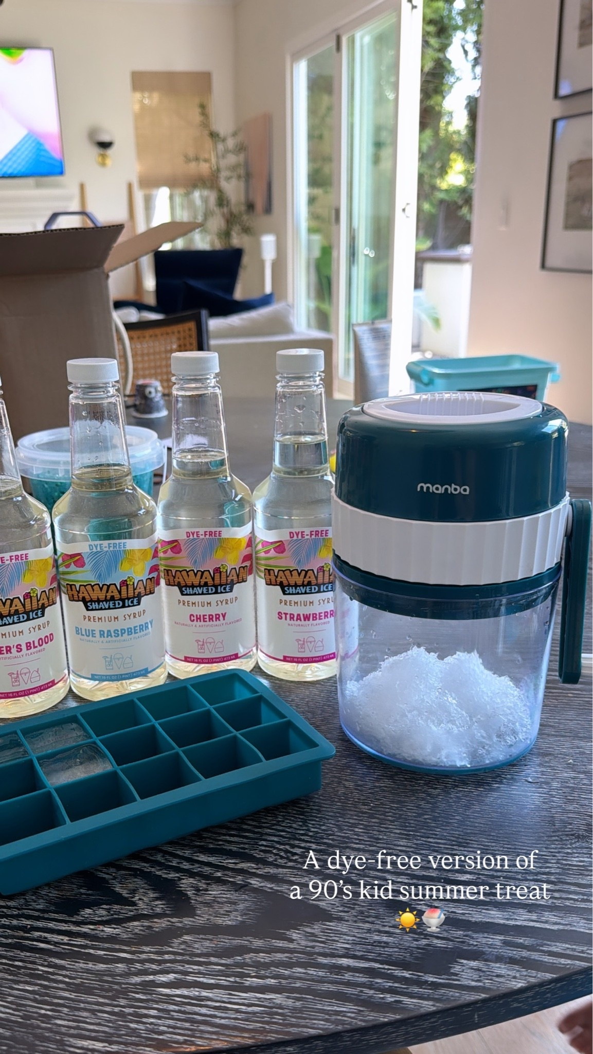Dye-free snow cone making for Summer 🍧☀️🫶🏼

#LTKSeasonal #LTKKids