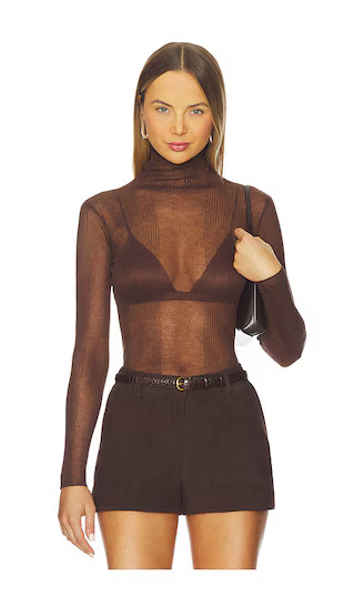 Piper Sweater in Slate Brown | Revolve Clothing (Global)
