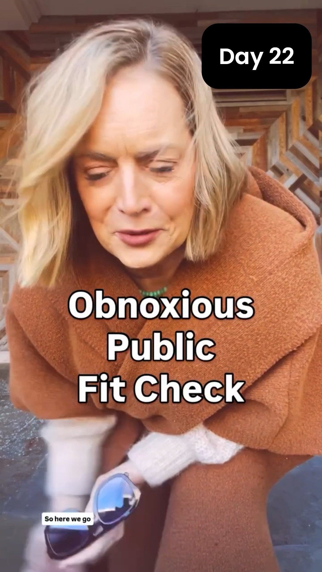 Let’s do Day 22 with an Obnoxious Public Freezing Fit Check 👖🧦👘🥾🕶️🧥
Shopping my closet has helped me not miss something that I often do miss. Take a listen. Also, nothing I’m wearing has been purchased this year (except Uggs), but most you can still get. Timeless pieces. 

Comment PIXIE below to receive a DM with the link to this post on my LTK ⬇ https://liketk.it/5PiAx

#shopmycloset #wearingmyclothes #over50style #nohauls #costperwearshopper