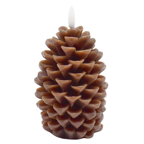 LED Pinecone Shaped Candle | At Home