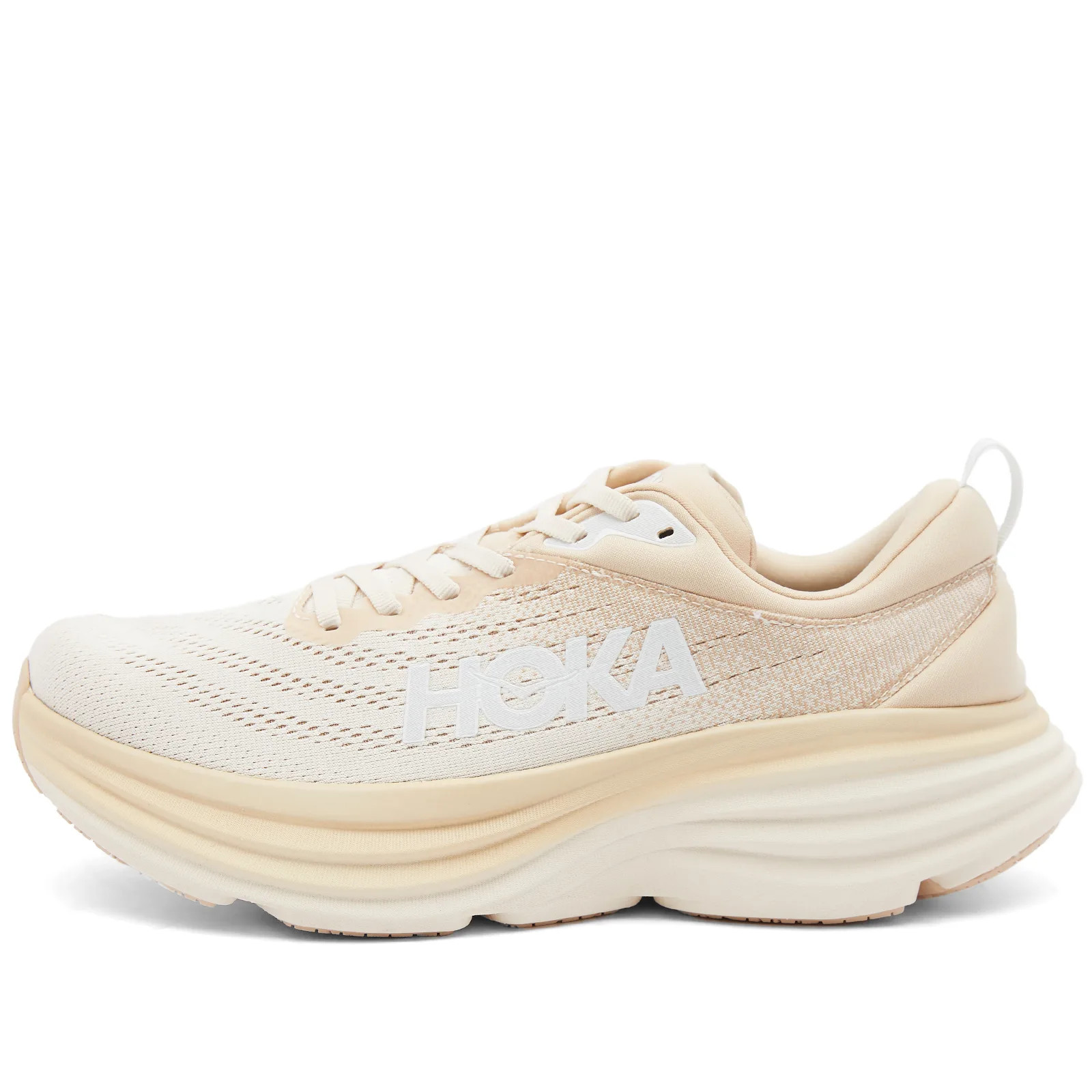 Hoka One One Men's Bondi 8 Shifting Sand/Eggnog | END. Clothing