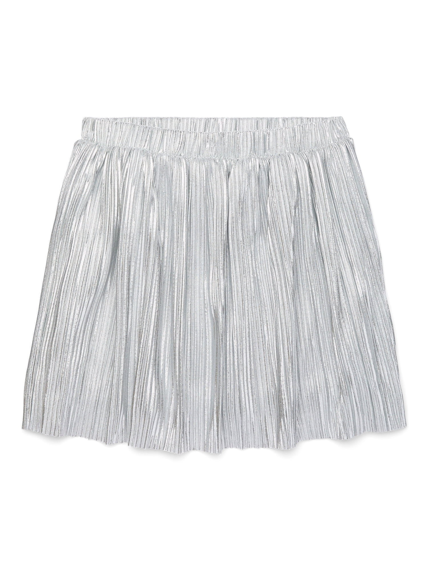 Wonder Nation Girls Metallic Skirt, Sizes 4-18 & Plus | Walmart (US)