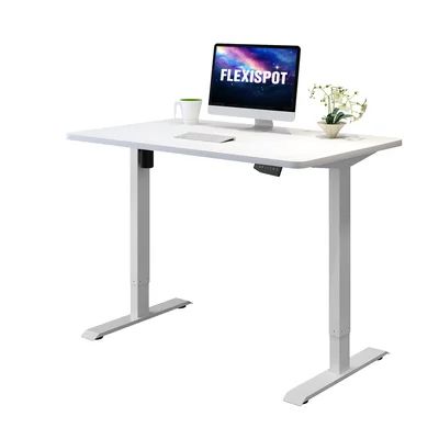 Ergonomic Height Adjustable Standing Desk FlexiSpot Color: White | Wayfair North America