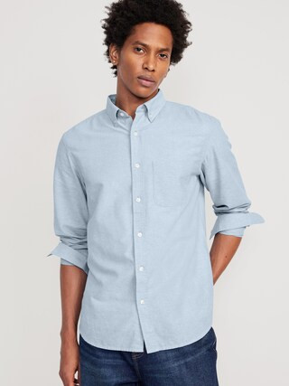 Regular-Fit Non-Stretch Everyday Oxford Shirt for Men | Old Navy (US)